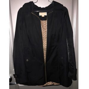 Michael Kors Hooded Rain Coat